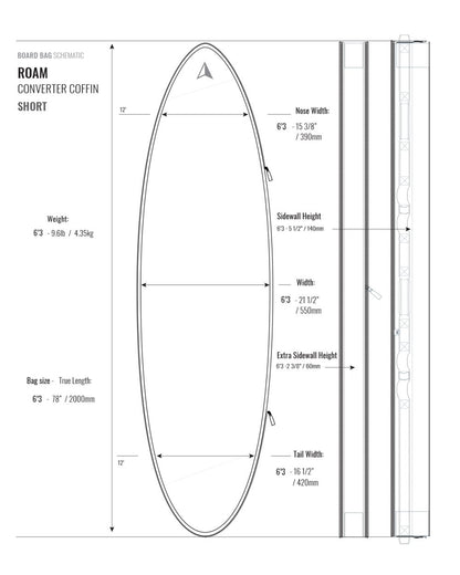 ROAM - Converter Coffin BoardBag (All Sizes)