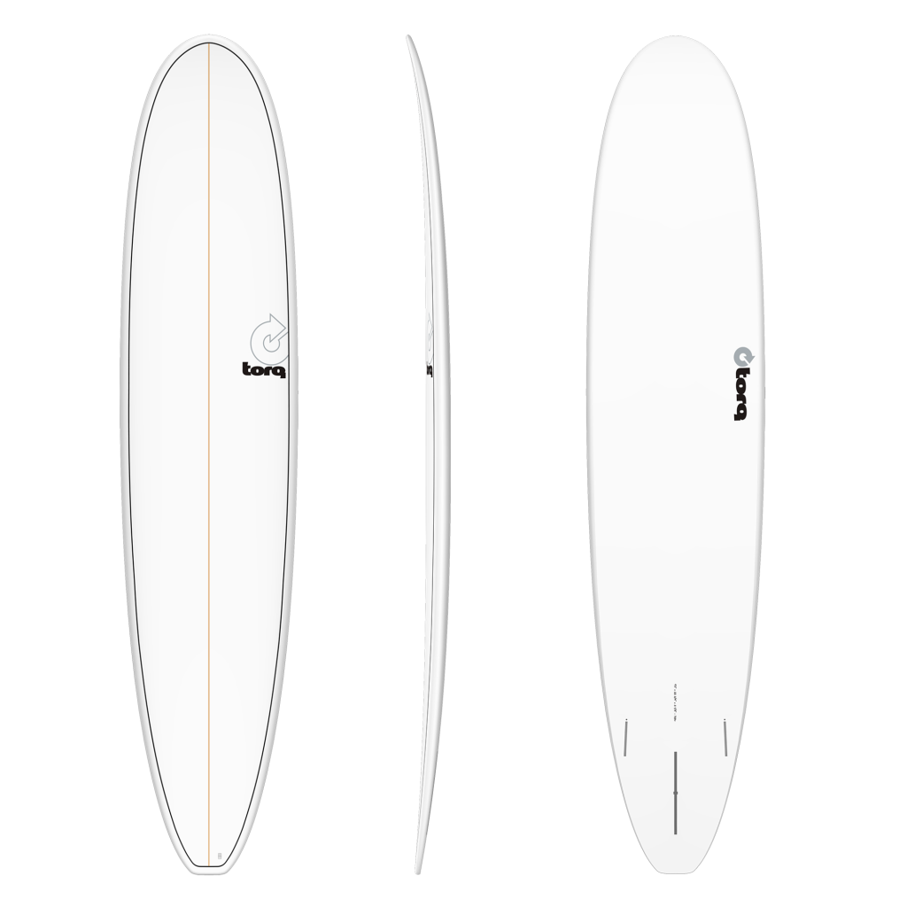 Torq TET Longboard White Pinline