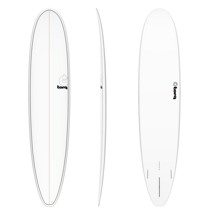 Torq TET Longboard White Pinline